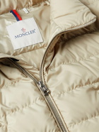 Moncler - Alfit Hooded Quilted Shell Down Jacket - Neutrals
