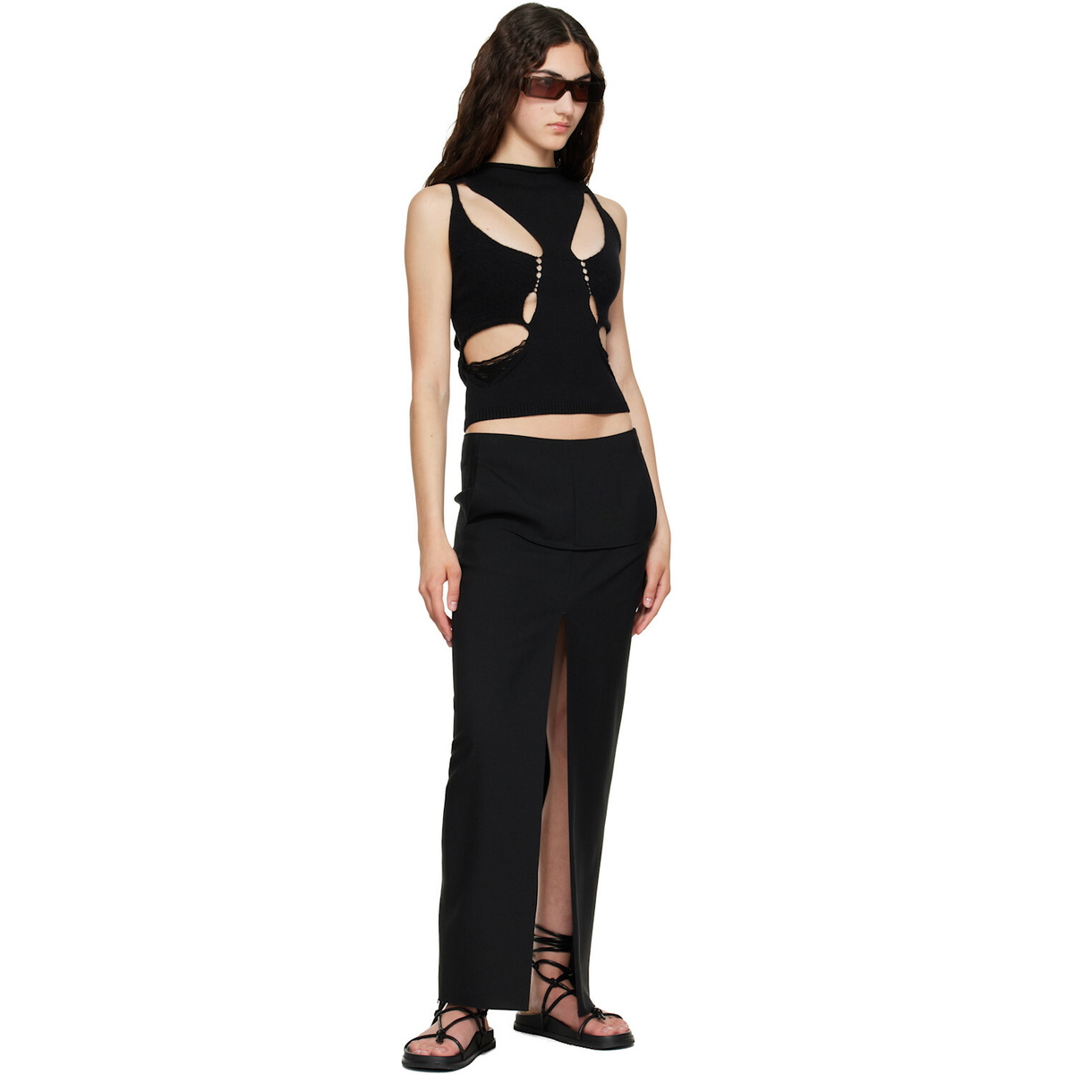 Rick Owens Black Tower Tanja Top