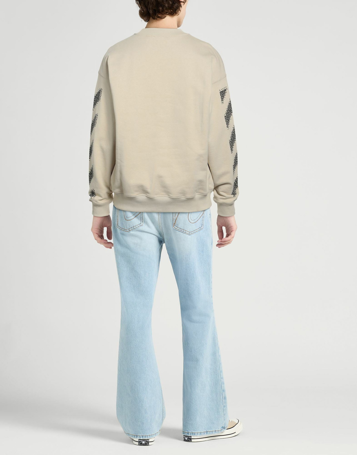 Off-white Mens Sweatshirt in Beige