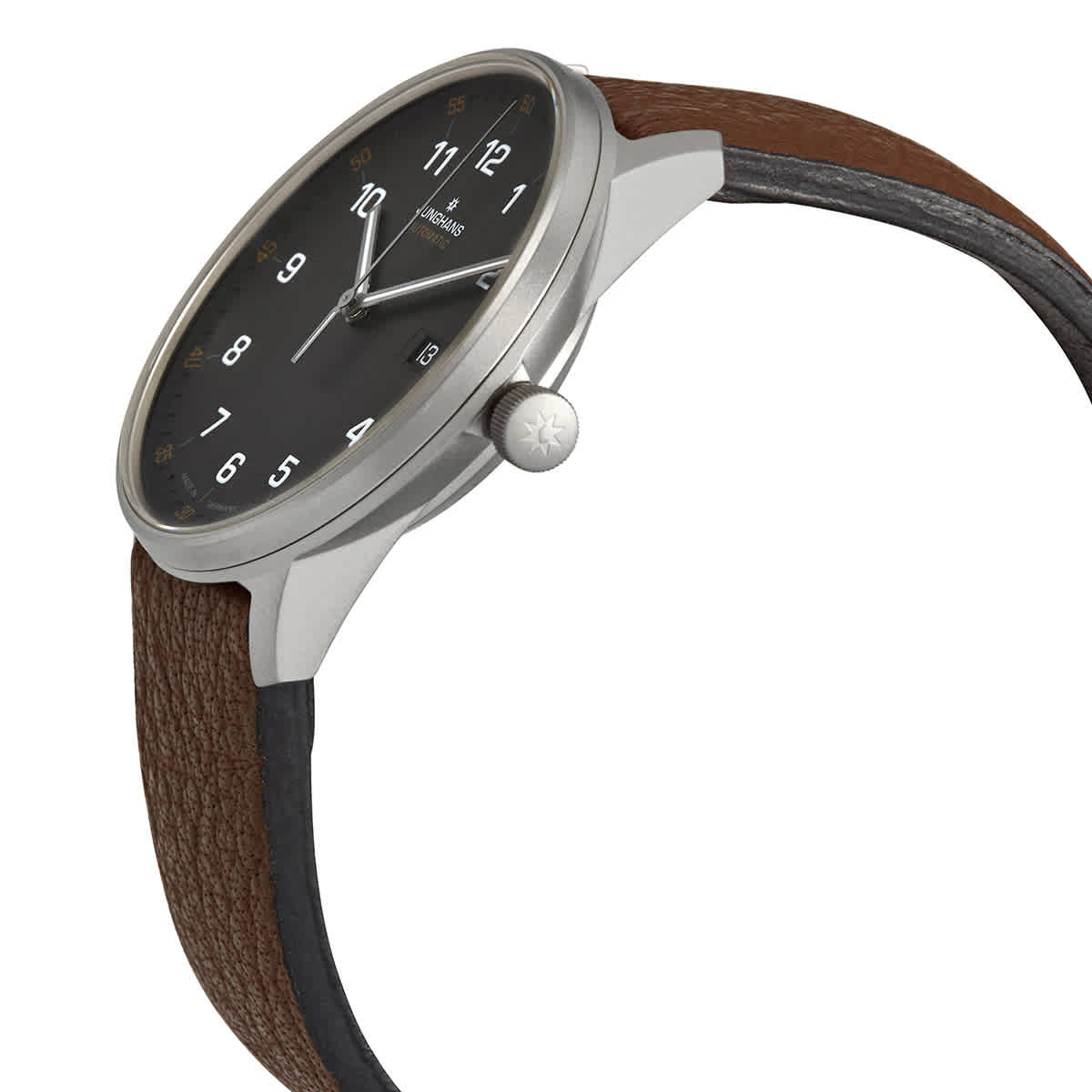 Junghans Form A Titan Automatic Matte Black Dial Mens Watch 027/2002.00