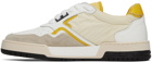 Rhude White & Yellow Racing Sneakers