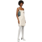 Marc Jacobs Off-White Polka Dot Glitter Mid-Length Dress