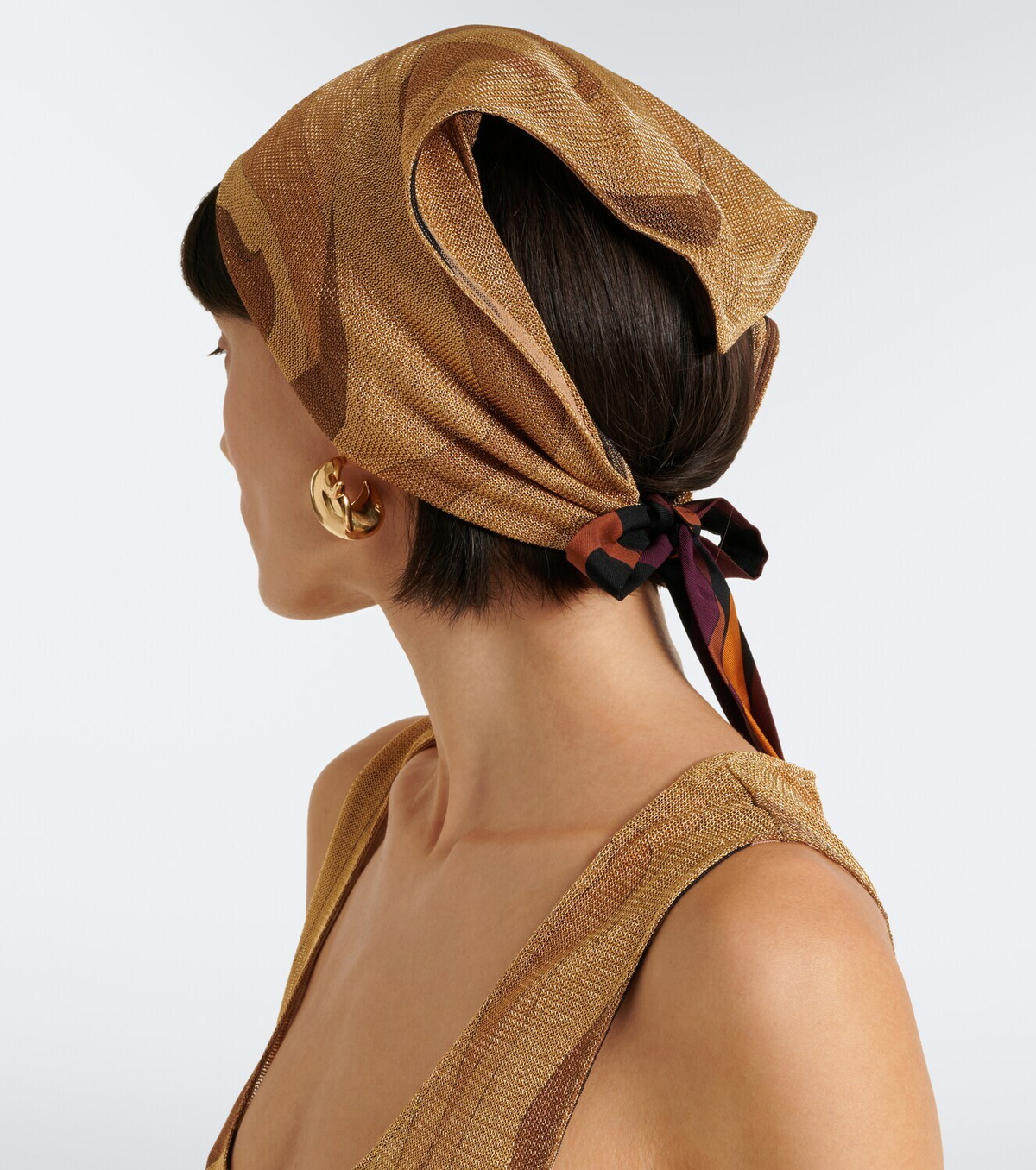Pucci Marmo Lurex® head wrap