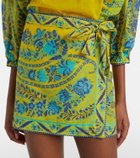 Etro Floral cotton beach cover-up