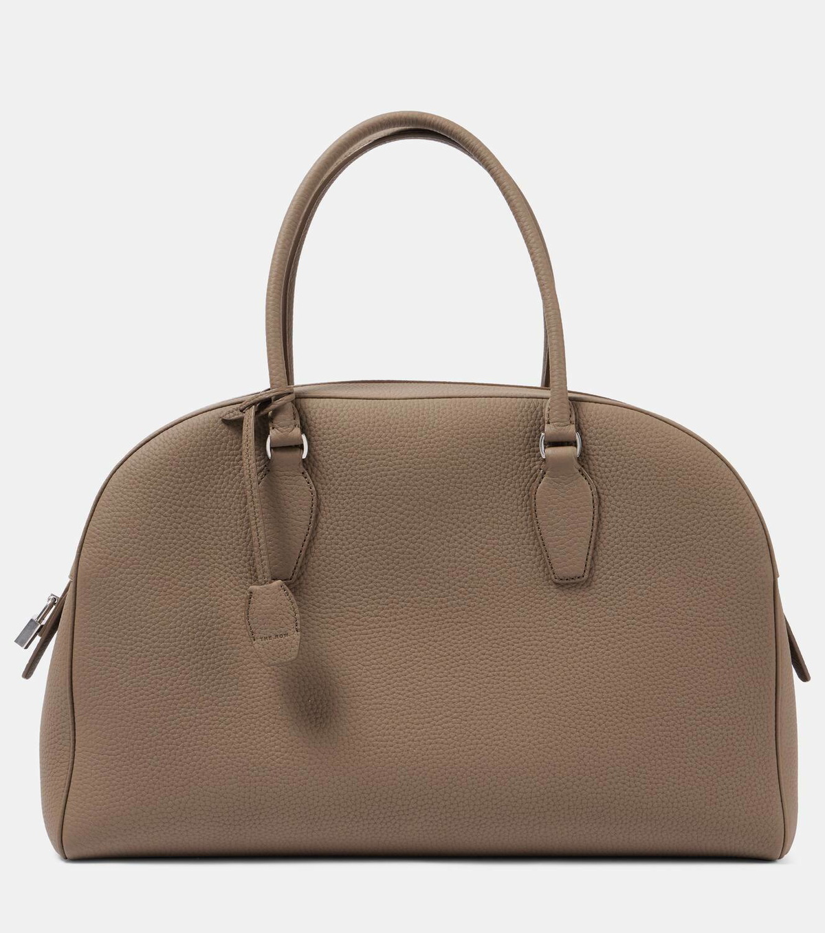 【The Row】 India 15.75 レザー トート バッグ India 15.75 ヌバック製 バッグ ブラック – The Row