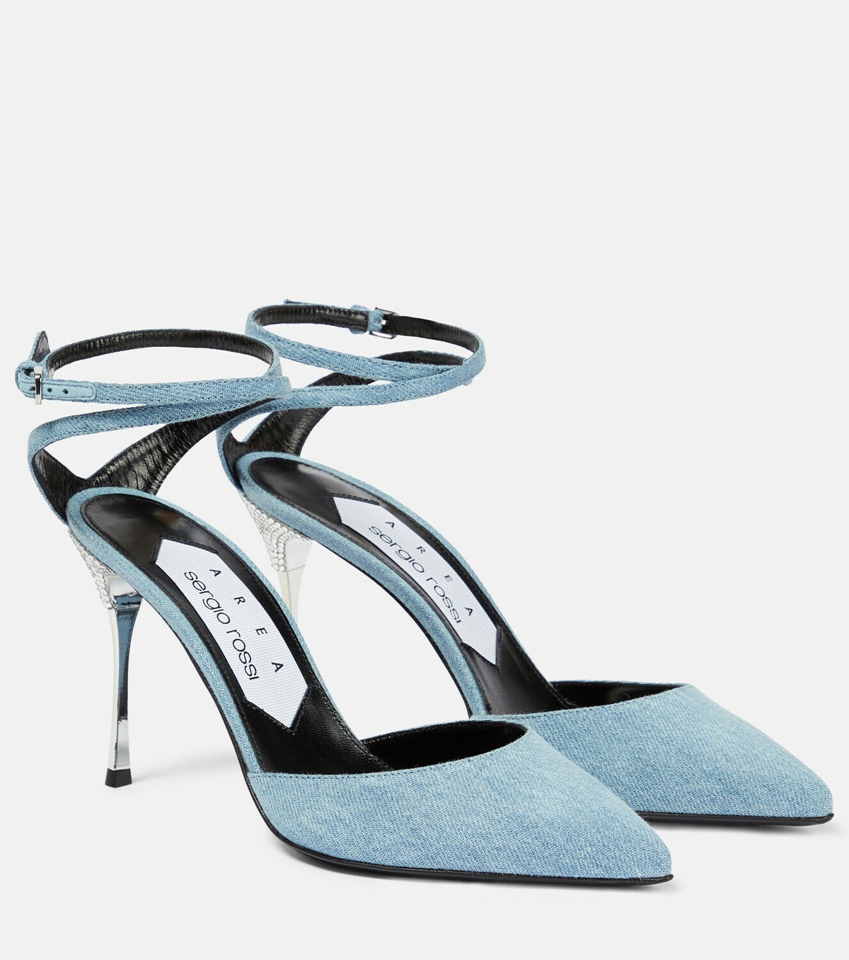 Area - x Sergio Rossi Marquise denim pumps AREA Area - x Sergio Rossi Marquise denim pumps AREA
