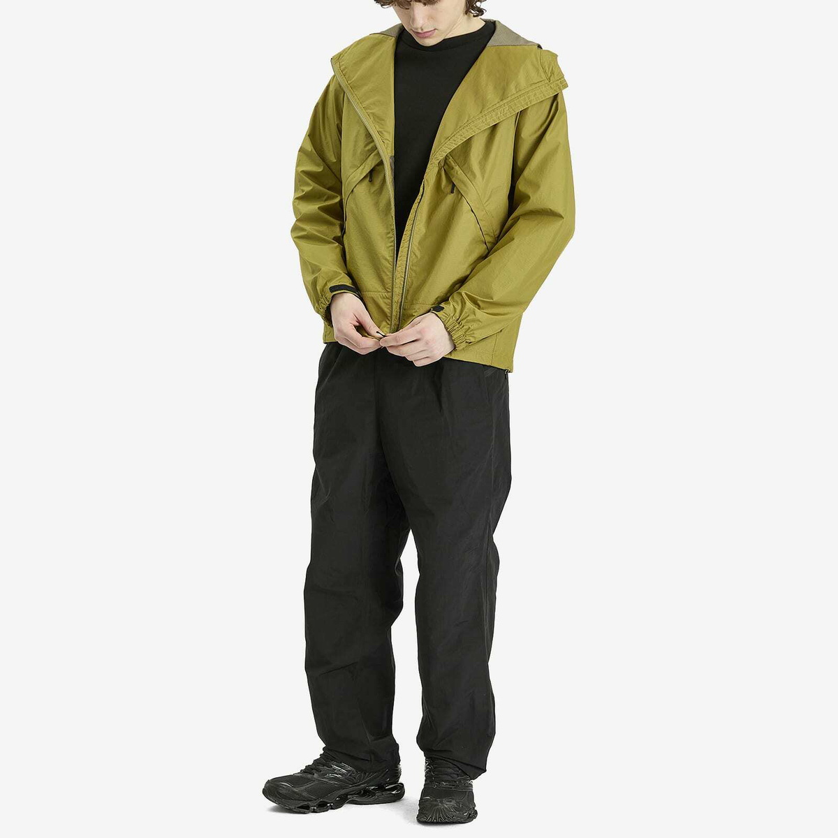 Goldwin Men's Nylon Multi Purpose Trousers in Black Goldwin