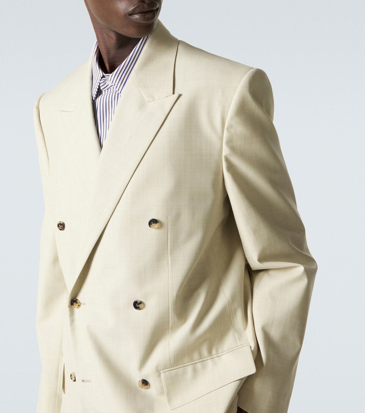Bottega Veneta Wool and cotton gabardine suit jacket