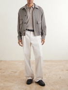 Loro Piana - Manipur Cashmere and Silk-Blend Polo Shirt - Neutrals