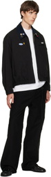 Song for the Mute Black Elasticated Coach Jacket