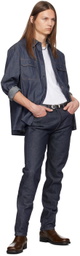 John Elliott Indigo Princeton Work Denim Shirt