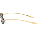 Bottega Veneta Black Knot Cat Eye Sunglasses