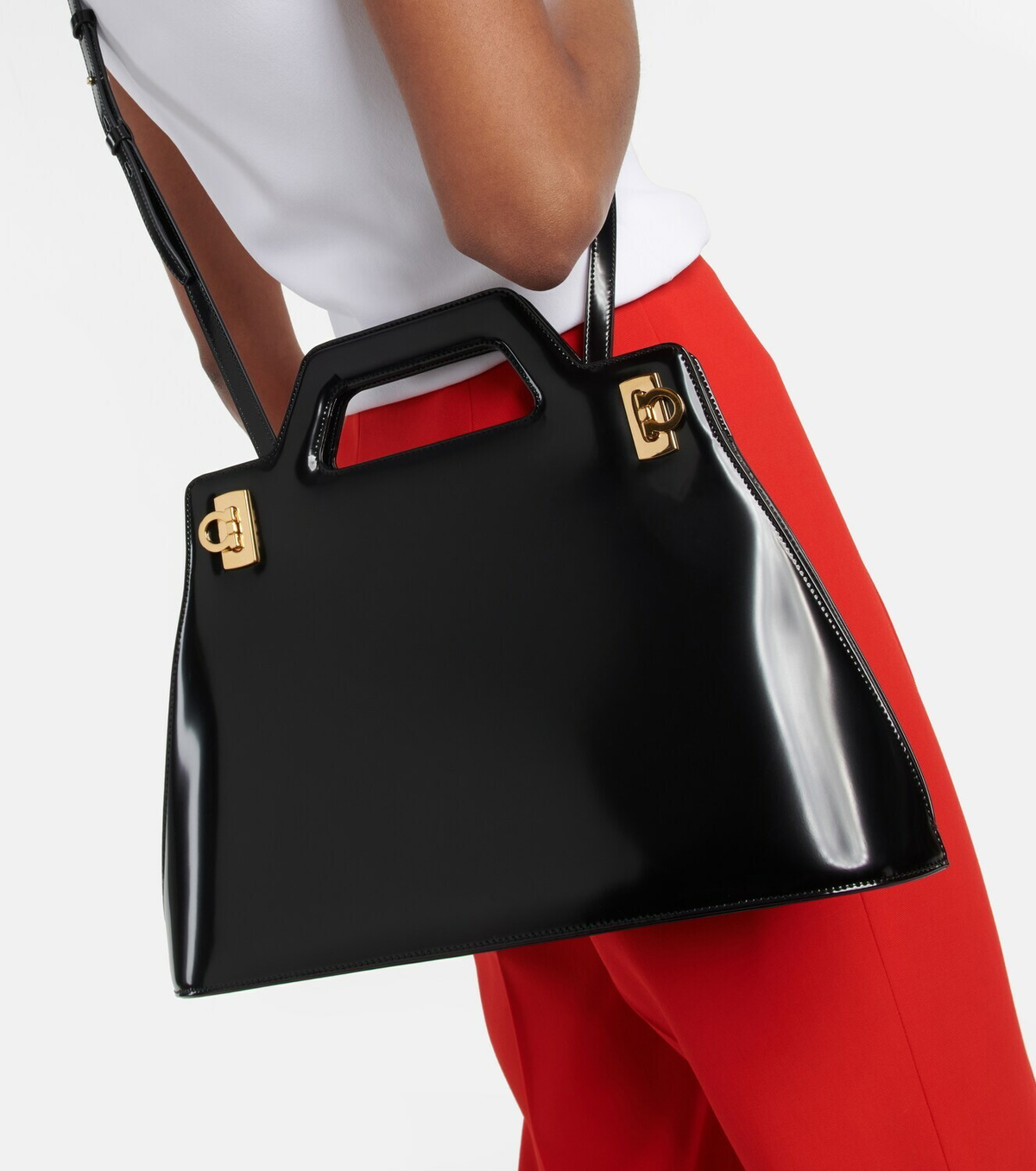 Ferragamo - Wanda leather tote bag Salvatore Ferragamo