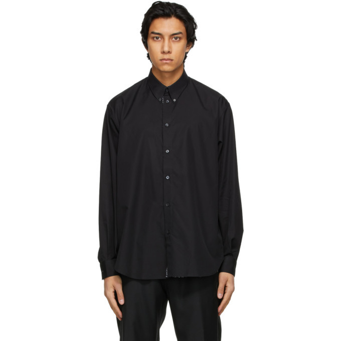 Givenchy Black Refracted Logo Shirt Givenchy