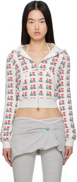 Ashley Williams Gray I Heart Me Baby Hoodie