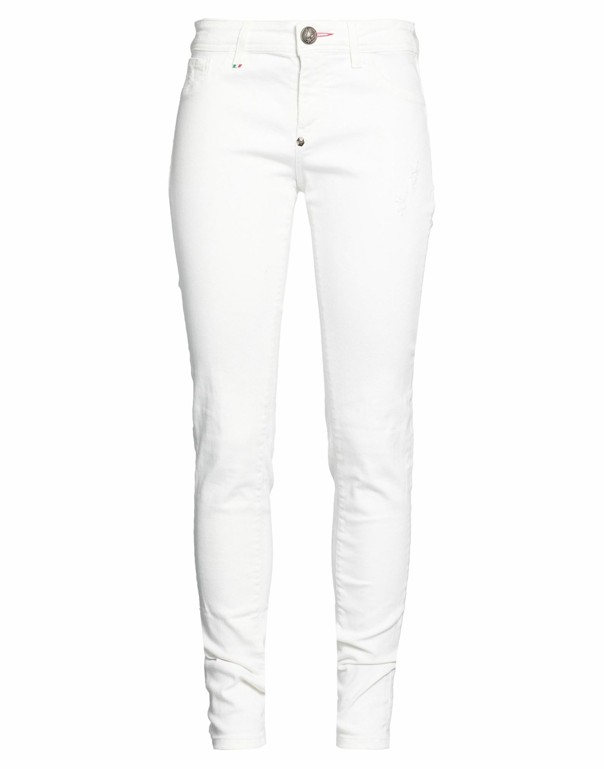 Philipp Plein Womens Jeans in White