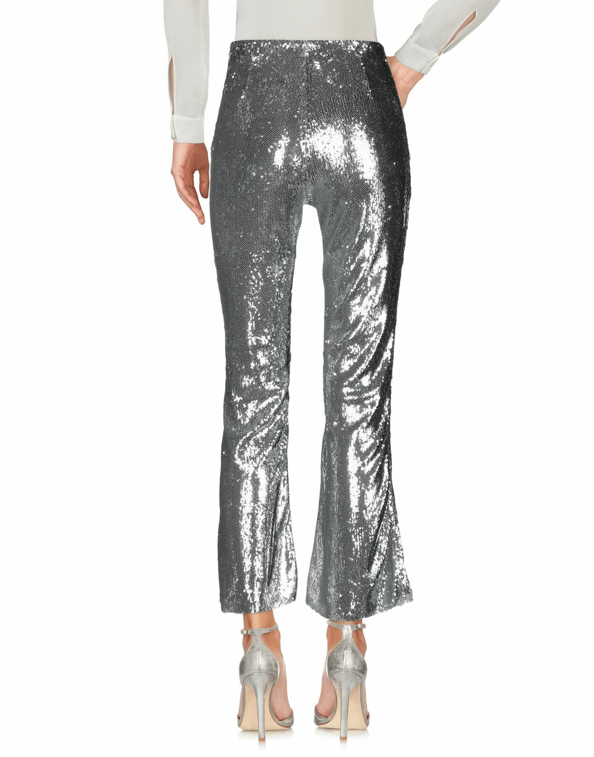 Jucca Womens Pants in Silver