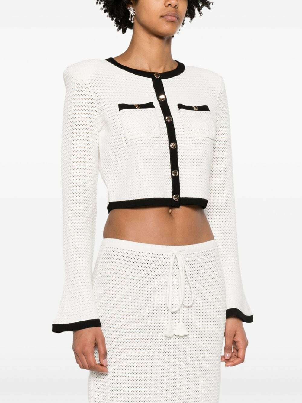 Self-Portrait Women Crochet Cardigan