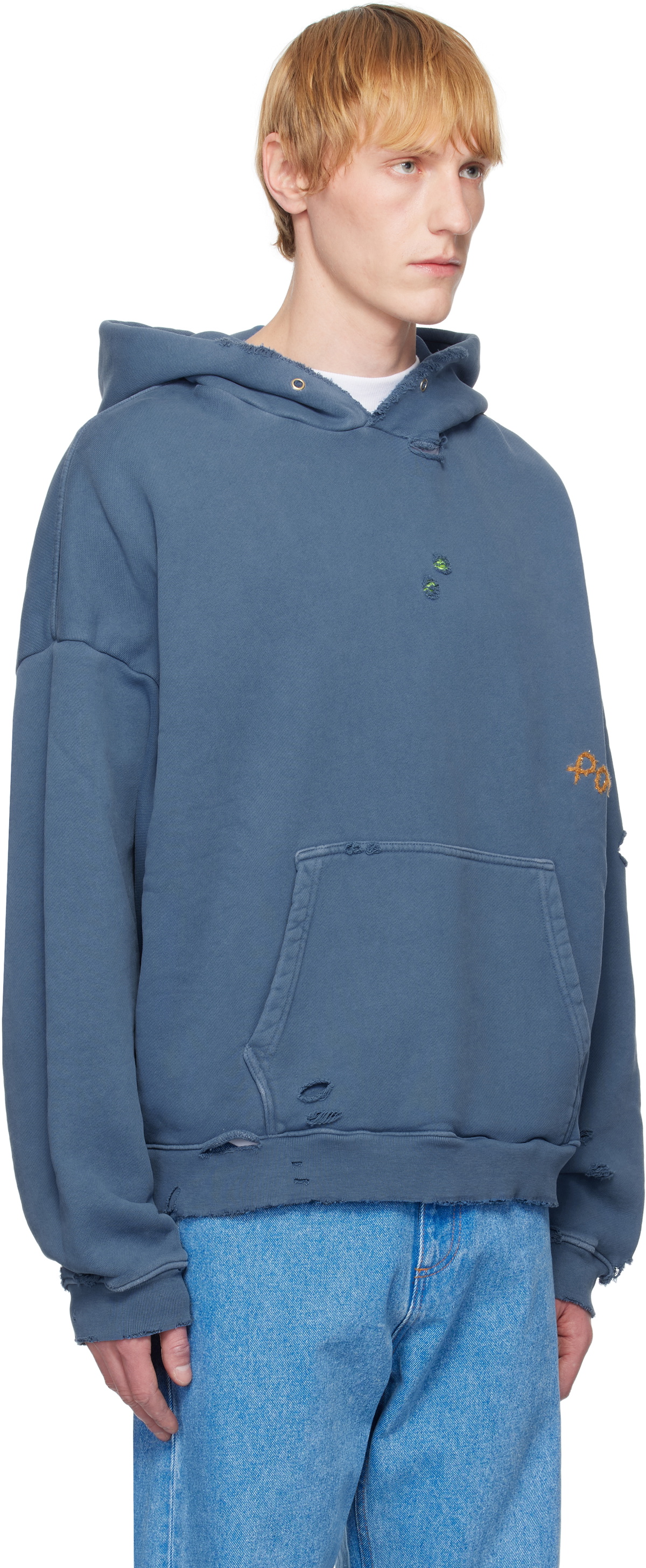 PALY Navy 'Paly' Blank Hoodie