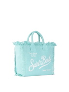 MC2 Saint Barth Water Green Cotton Canvas Colette Handbag