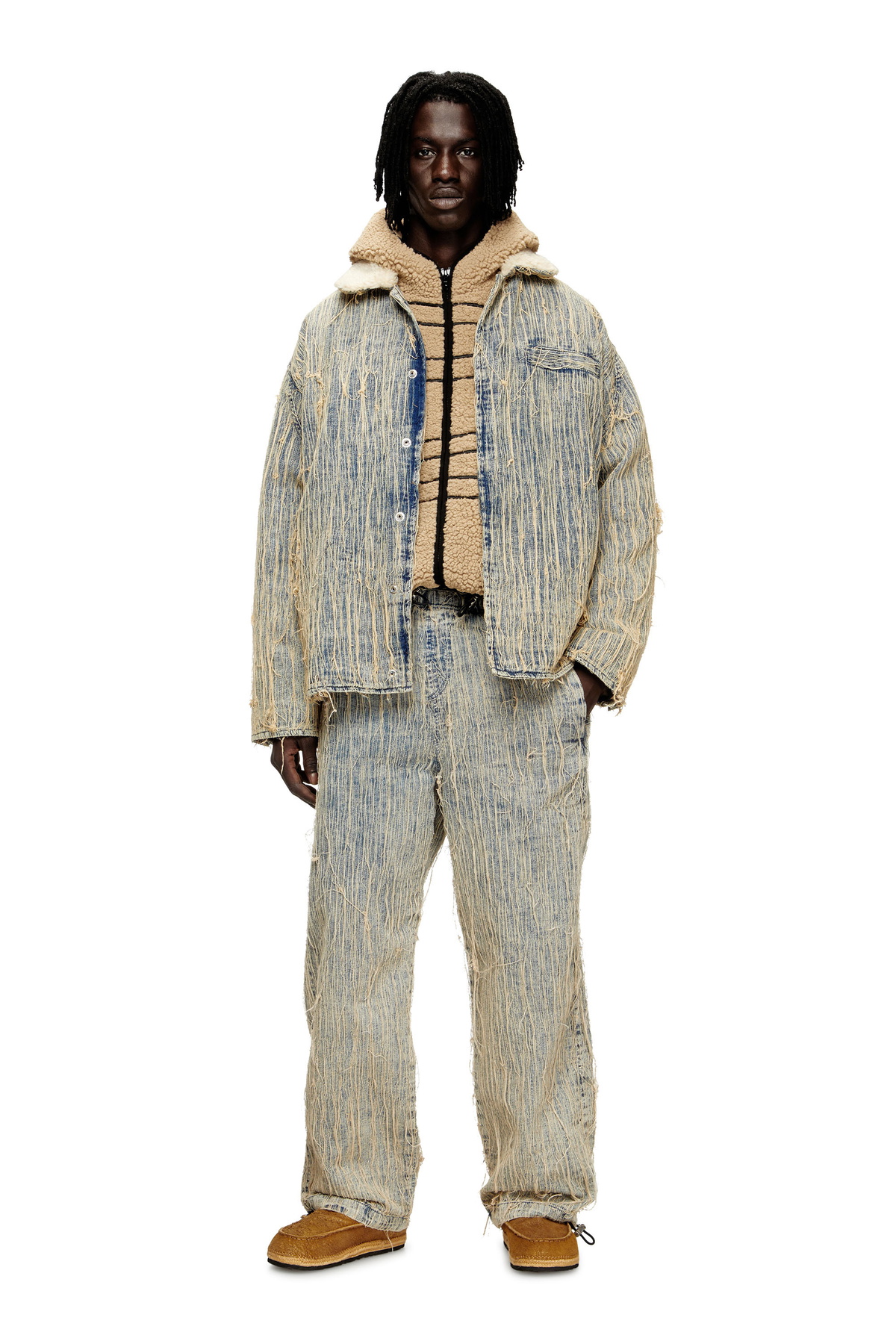 Diesel Relaxed Jeans - D-Martial - Jeans - Unisex - Blue