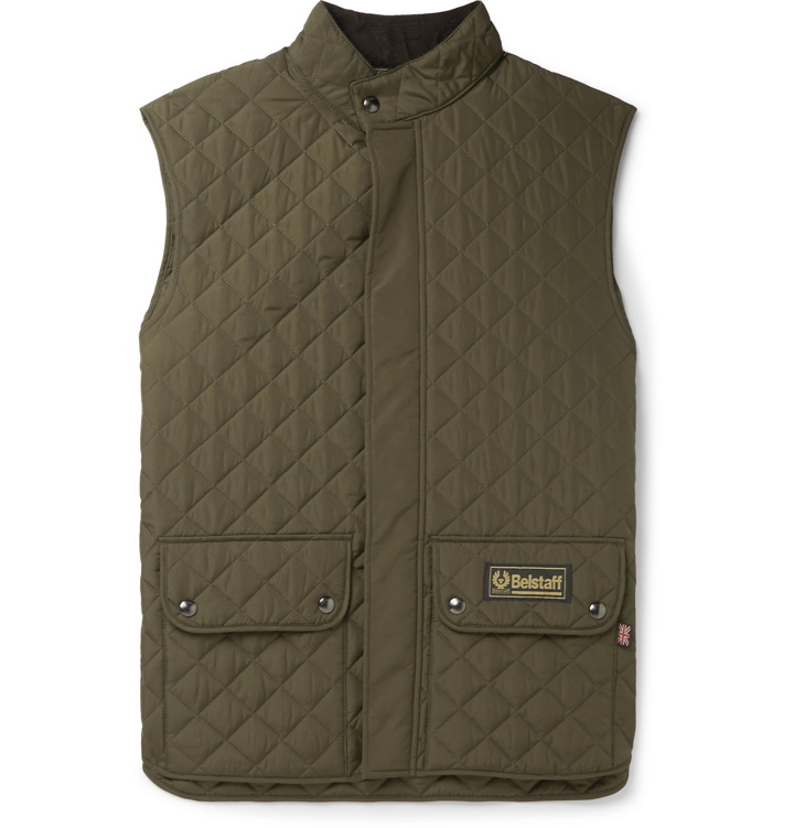 Photo: Belstaff - Quilted Shell Gilet - Green