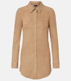 Stouls Geraldine suede shirt dress