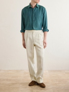 Charvet - Linen Shirt - Green