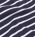 Sandro - Striped Pima Cotton-Jersey T-Shirt - Men - Navy