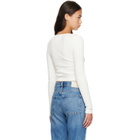 Citizens of Humanity Off-White Waffle Long Sleeve T-shirt