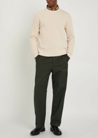 NN07 Danny Ribbed Knit Jumper Ivory