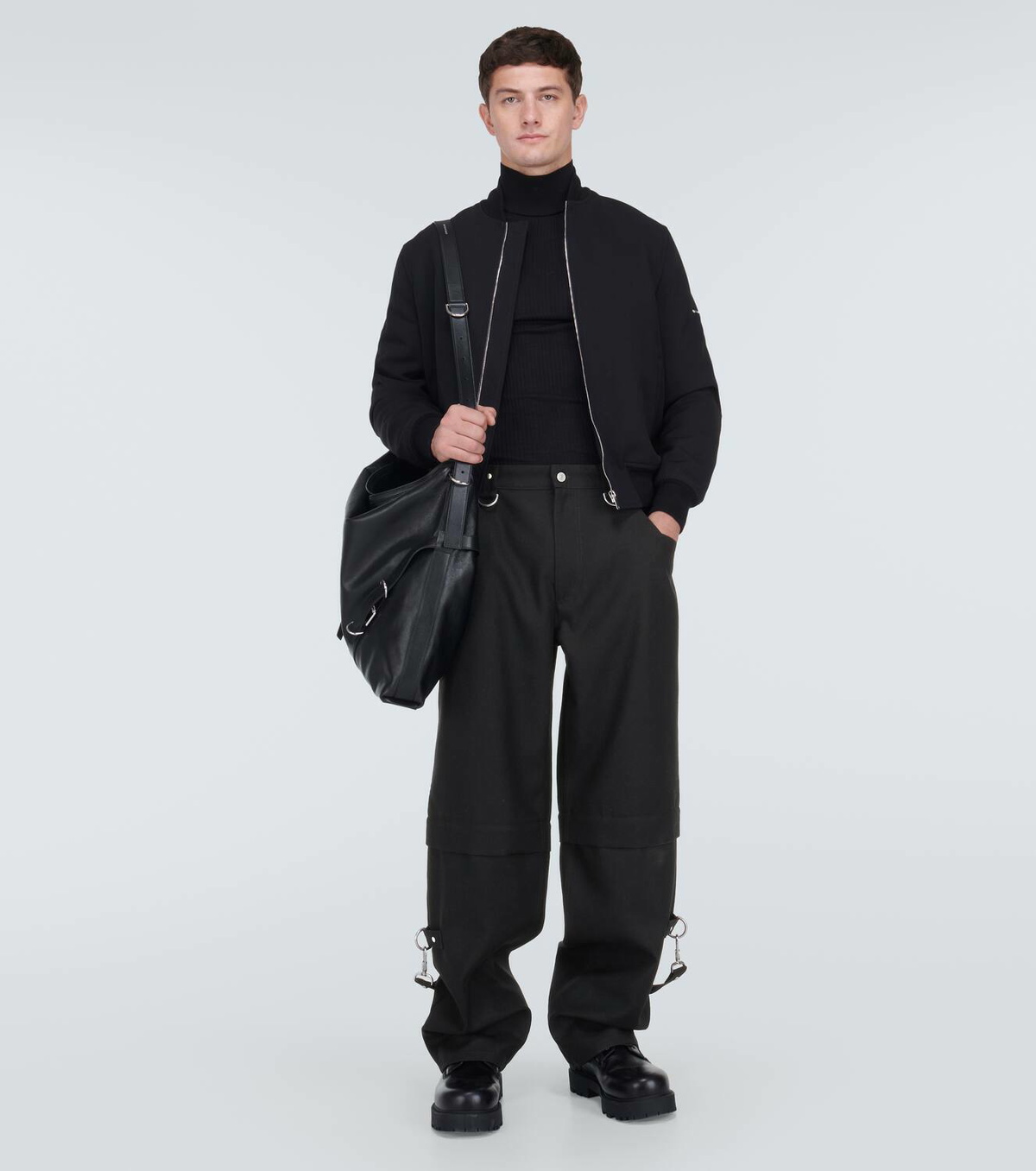 Givenchy Detachable wool pants with suspenders Givenchy