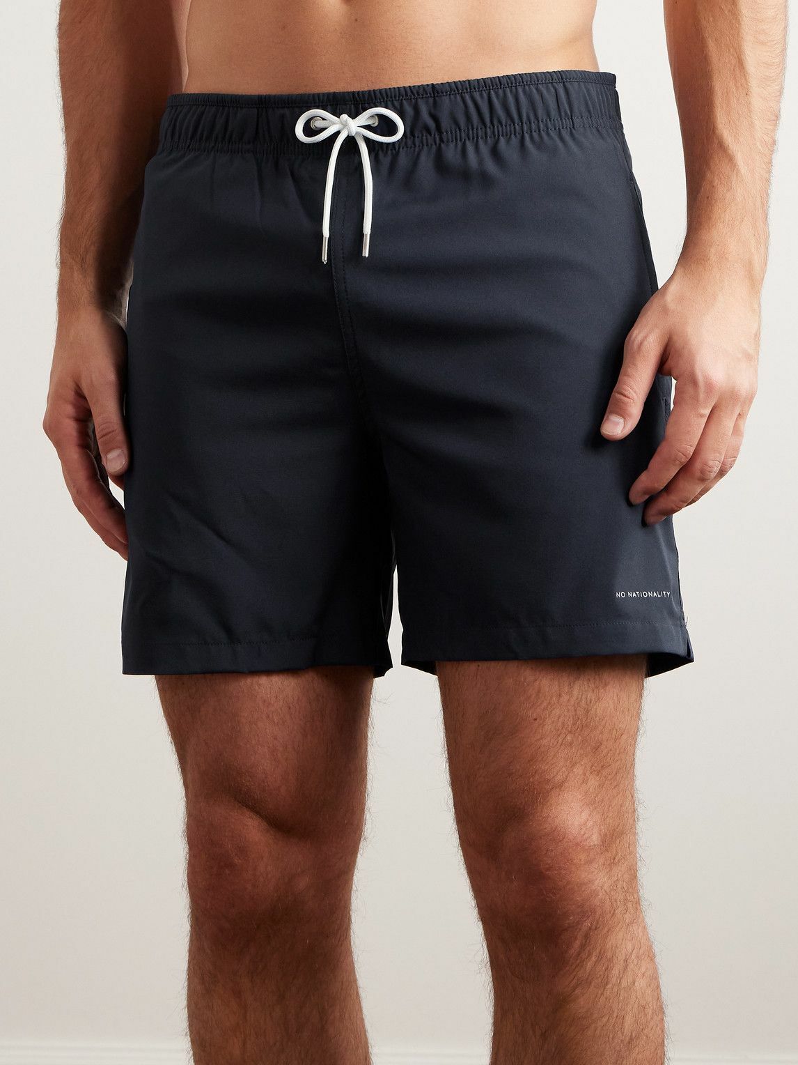 NN07 - Jules Straight-Leg Mid-Length Swim Shorts - Blue