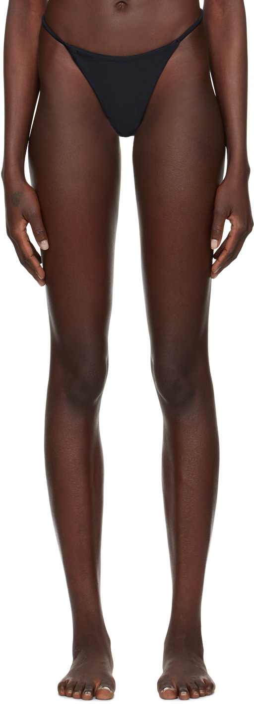 CDLP Black Tanga Bikini Bottoms