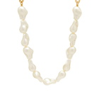 Rejina Pyo Women's Chain Choker in Glass Pearl Gold