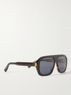 DUNHILL - D-Frame Tortoiseshell Acetate Sunglasses