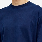 Blue Blue Japan Men's Koborebi Bassen Printed Long Sleeve T-Shirt in Indigo