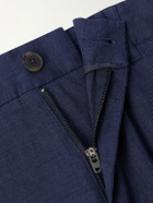 Onia - Straight-Leg Linen-Blend Trousers - Blue