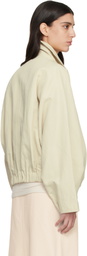 LE17SEPTEMBRE Off-White Sculptured Jacket