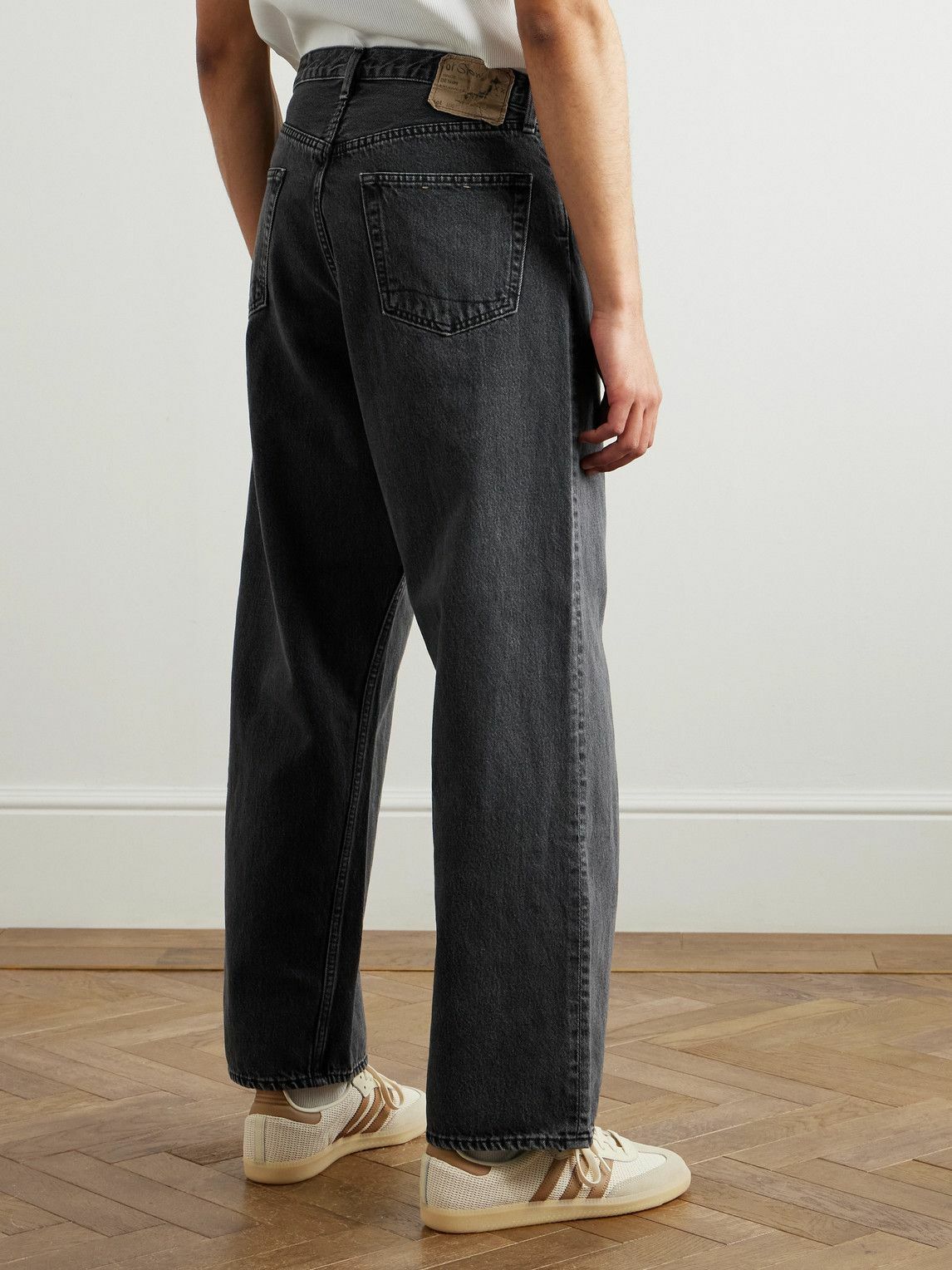 OrSlow - Super Dad's Wide-Leg Jeans - Gray