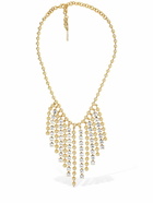 ALESSANDRA RICH - Crystal & Chain Fringes Necklace