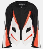 Junya Watanabe Moto paneled nylon jacket