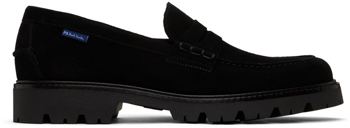 Photo: PS by Paul Smith Black Suede Bolzano Loafers