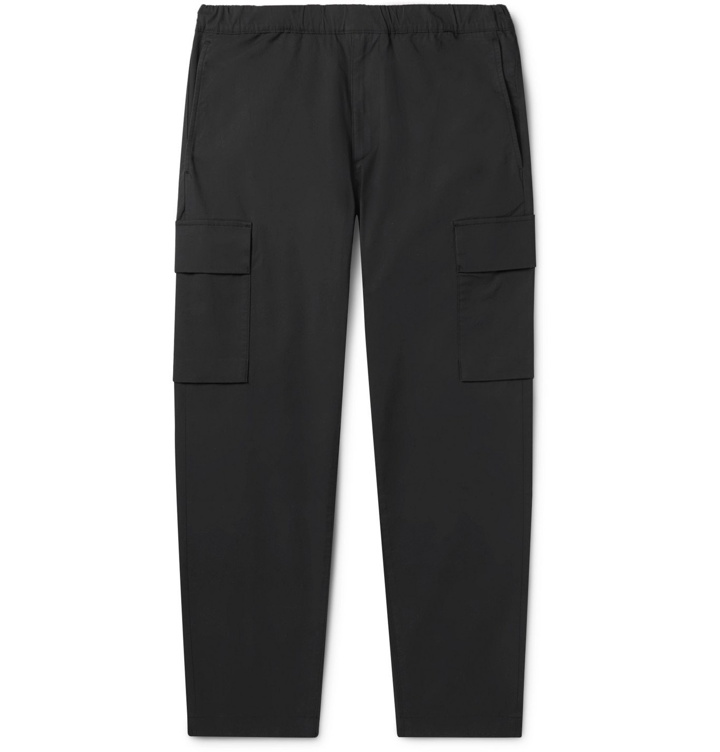 Photo: Theory - Wilmar Tapered Cotton-Blend Cargo Trousers - Gray