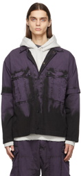 NEMEN® SSENSE Exclusive Purple Mando Cargo Coach Jacket