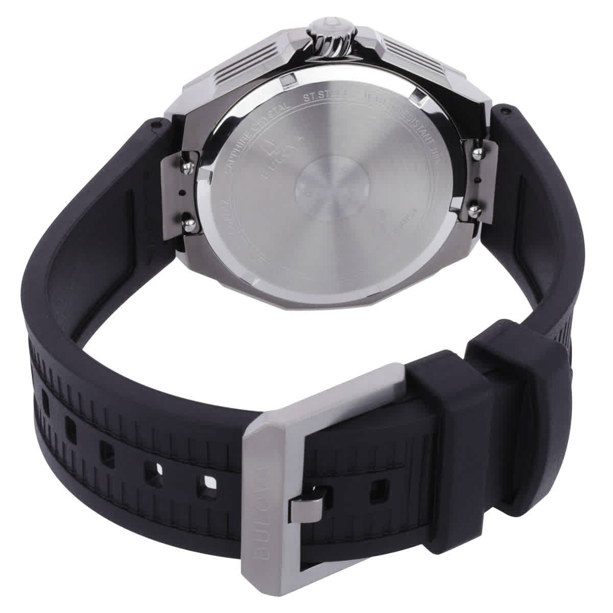 Bulova Series X Quartz White Dial Mens Watch 98B457