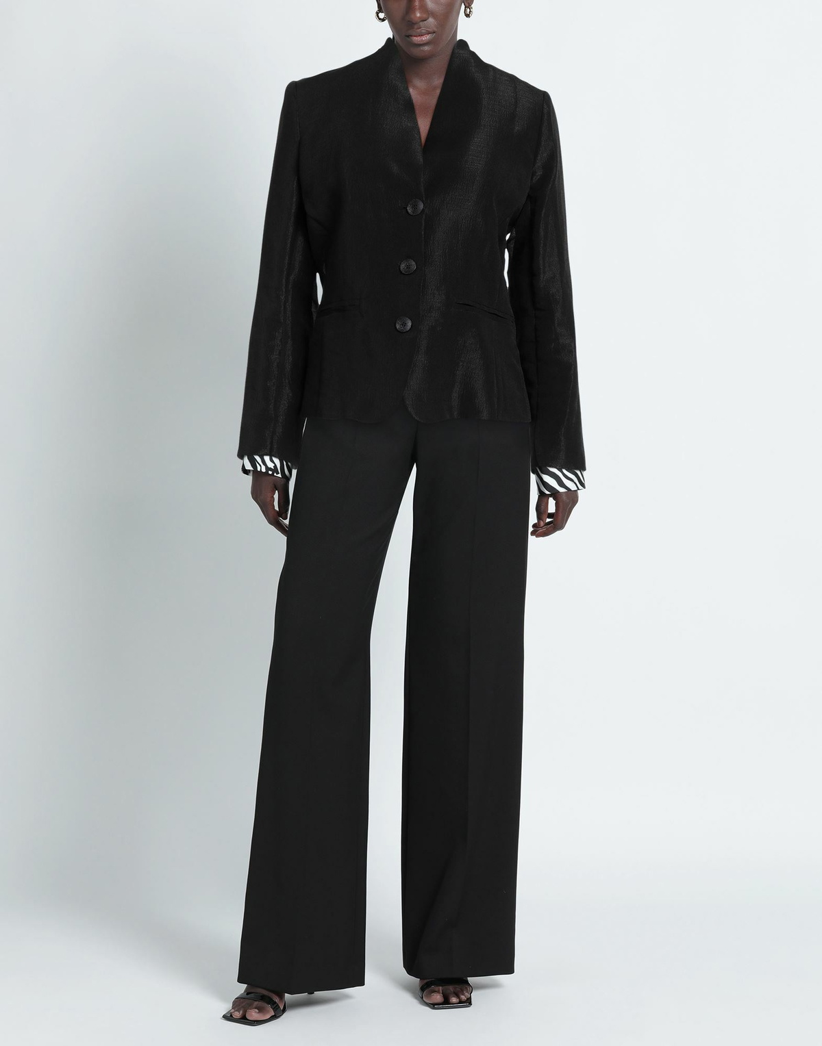 Alessia Santi Womens Blazer in Black
