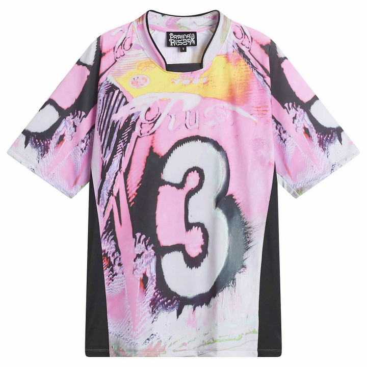 Photo: Paolina Russo Women's Sport Loose Fit Short Sleeve Top in Pink