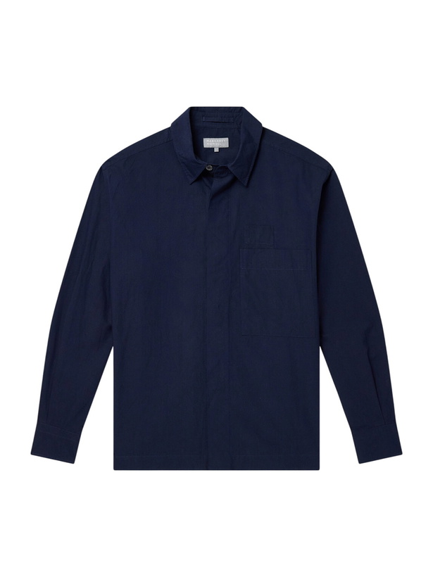 Photo: Margaret Howell - Cotton-Poplin Shirt - Blue