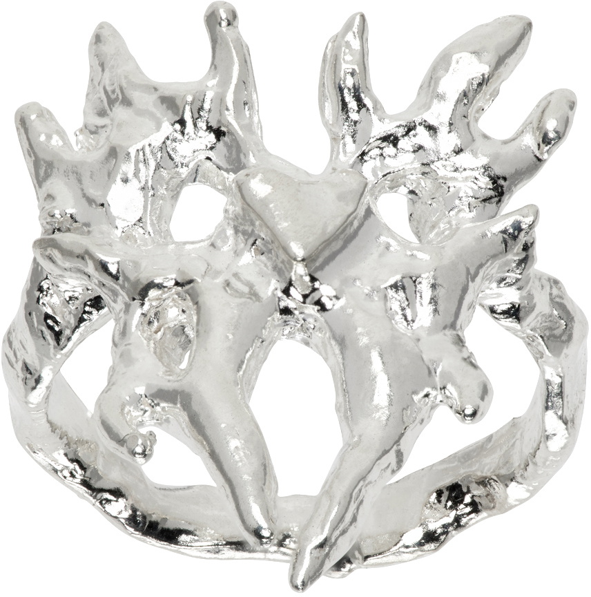 Harlot Hands Silver Realiti Ring